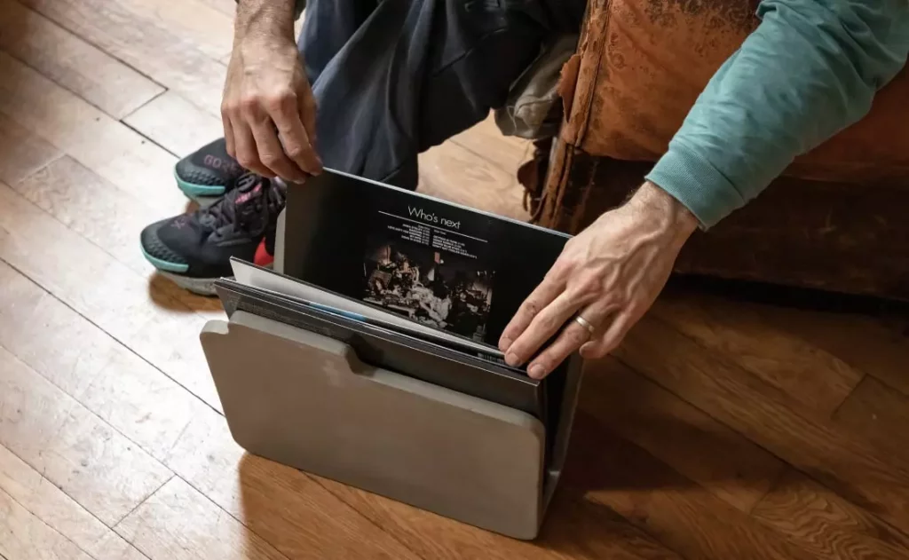 DOC, concrete vinyl records storage